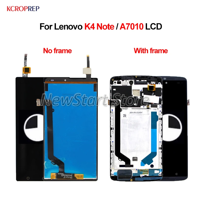 Для Lenovo K4 Note LCD дисплей кодирующий преобразователь сенсорного экрана в сборе