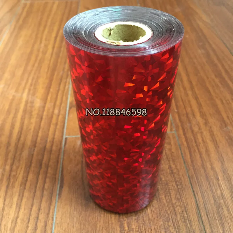 DIY передача горячего тиснения Бумага высокое качество Лидер продаж Горячая Фольга штамповки 160 мм x 120 м разбитые очки красный тепла тиснения фольга фильм