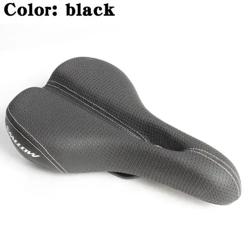 SMLLOW Breathable Soft Bike Bicycle Saddle Leather Comfortable Road Mountain Seat Thick Pad Hollow | Спорт и развлечения