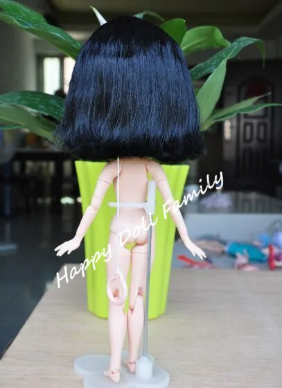 Кукла Blyth Обнаженная кукла с Соединенным телом черные короткие волосы общей