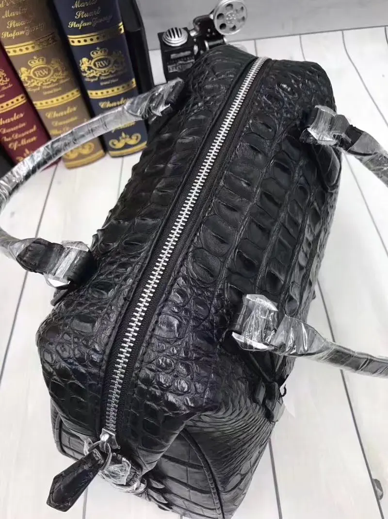 Необычная натуральная кожа аллигатора женский кошелек Подушка настоящая крокодиловая кожа женская сумка с верхней ручкой женская большая сумка на одно плечо