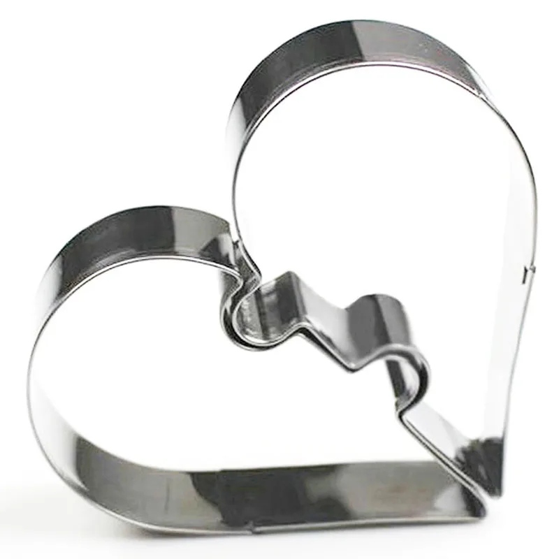 OBRKING 2 шт./компл. комбинированные Love heart Puzzle формы для печенья кондитерские