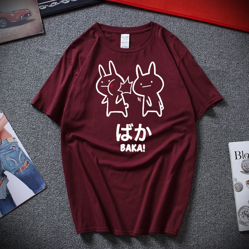 Мужская футболка с коротким рукавом Baka Rabbit Slap хлопковая Футболка круглым вырезом