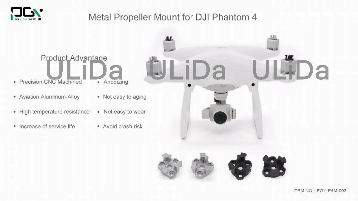 Pgy Phantom 4 P4 Pro металл пропеллер кронштейн держатель адаптер подключения двигателя |