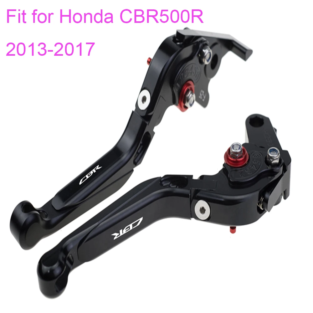 

KODASKIN Left and Right Folding Extendable Brake Clutch Levers for Honda CBR500R 2013-2017