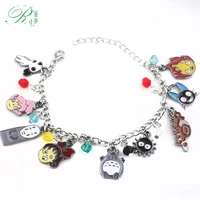 rj fashion my neighbor totoro bracelets spirited away no face man charms bangles kikis delivery service for women girls jewelry