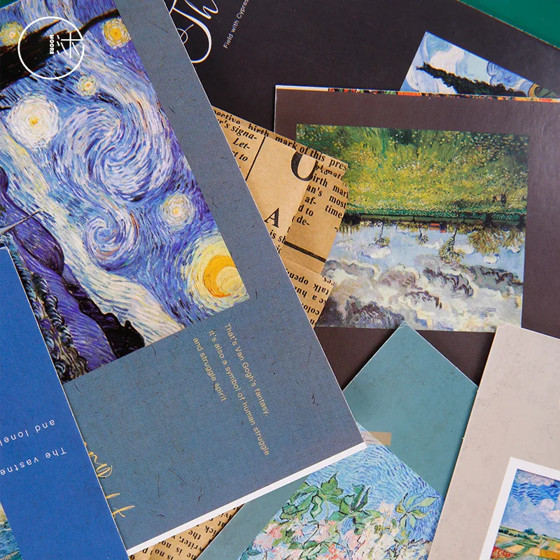 30 шт./компл. Van Gogh безграничная заботная открытка поздравительная подарок на день