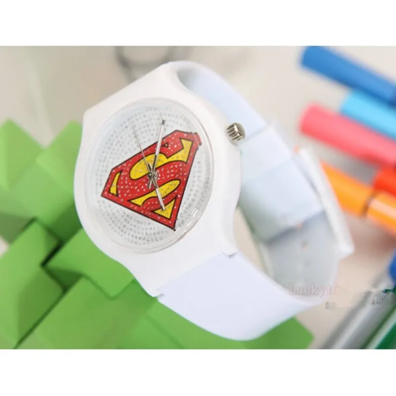 Часы Наручные детские с ремешком из ПУ кожи со светодиодной подсветкой|Детские