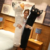 new arrive 90cm 140cm kawaii soft plush cat toys stuffed animal dolls kids gift lovely dog long pillow home decoration