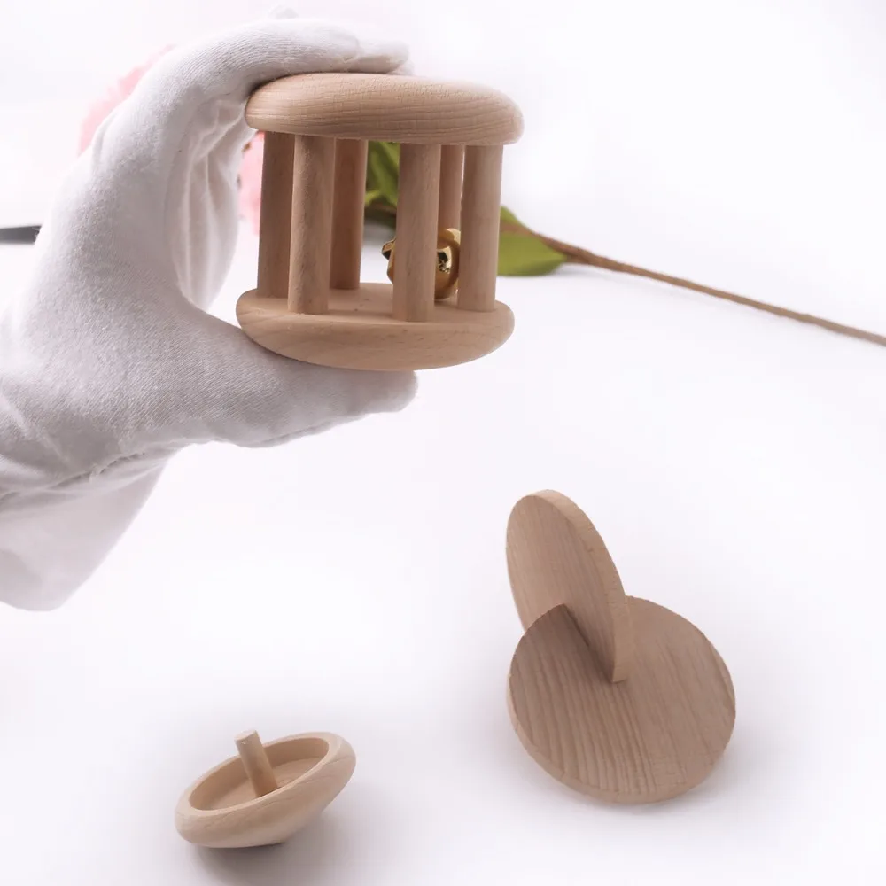 1 Набор деревянные игрушки прорезыватели погремушки для младенцев древесины