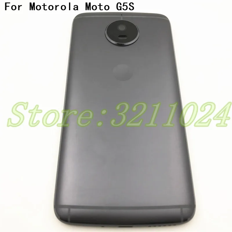 New Rear G5S Back Battery Cover Housing For Motorola Moto G5S XT1793 1794 1792 Rear Back Door Batter Case With Camera Lens