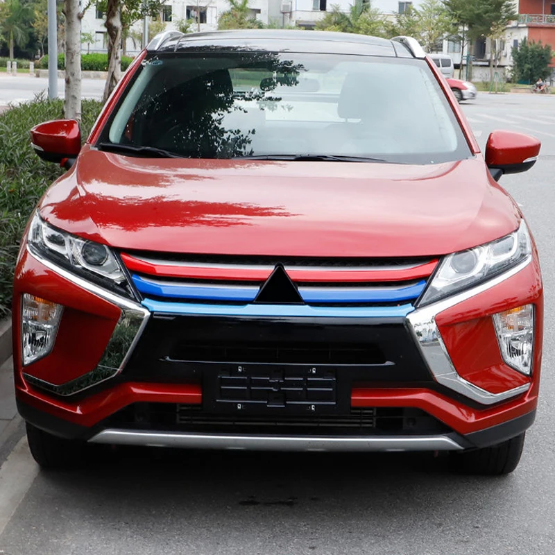 Стайлинг автомобиля 5 шт. ABS пластик Автомобильная Передняя Центральная решетка