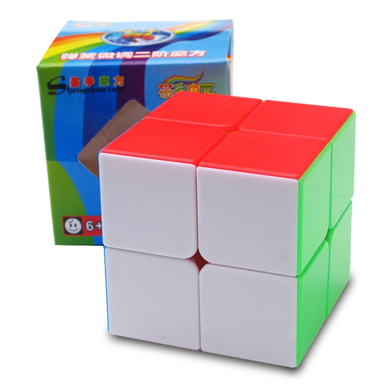 Qiyi 50 мм Cubo Magico 2x2x2 магический куб 2 на магические кубики Striae Competition 2x2 Развивающие
