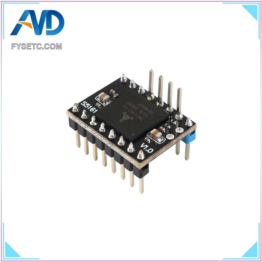 TMC5161 V1.0 SPI Драйвер шагового двигателя высокой мощности 3.5A бесшумный драйвер StepStick для Nema 17 23 Замена двигателя TMC5160 VS TMC2130