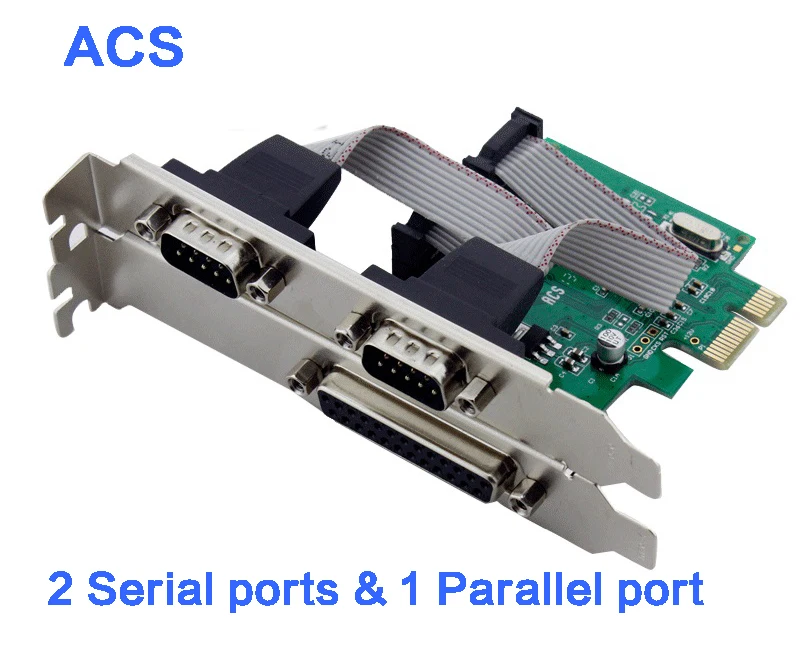 2S1P 2 Порты и разъёмы RS232 RS-232 serial com 1 принтер параллельный LPT для pci-e PCI Express адаптер