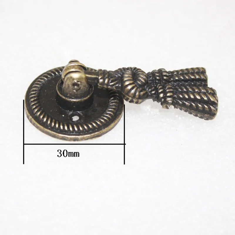 Античная ручка шкафа ящика Дверная сплава Передняя Отвертка из цинкового