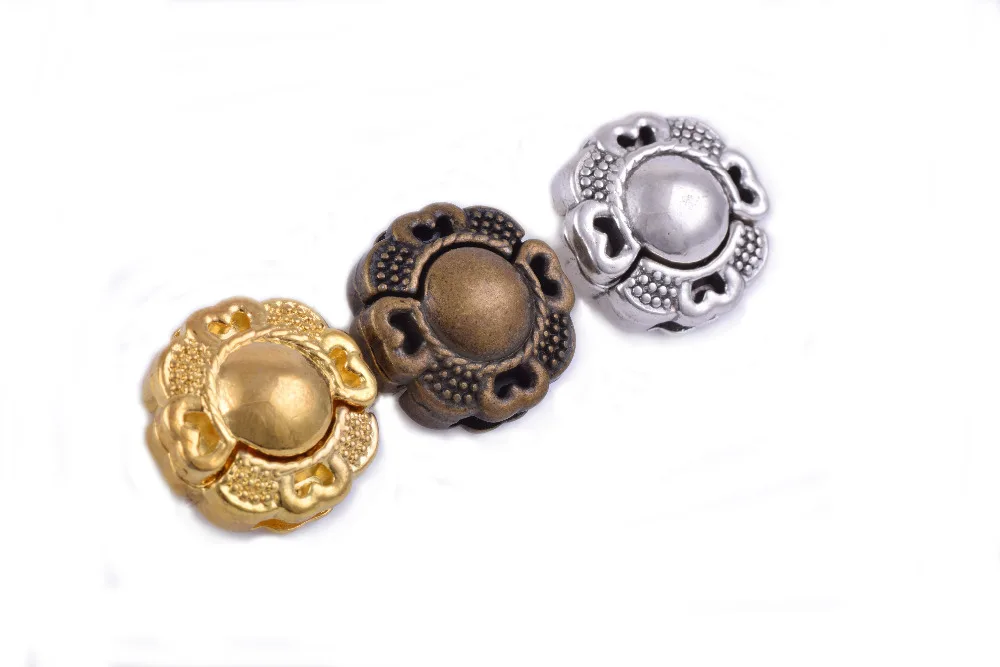 

KONMAY 10 Sets 10.0x2.0mm Hearts Carved Flat Magnetic Jewelry Clasps---CLP1310