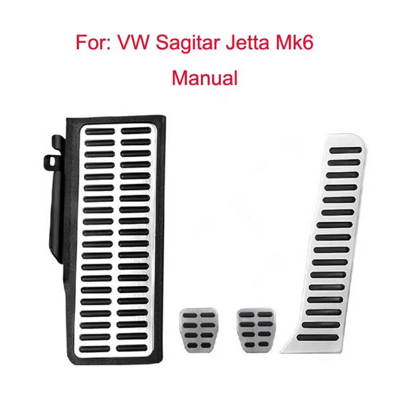 10 компл. автомобиля Аксессуары оригинальных педалей замена крышки для VW Sagitar Jetta