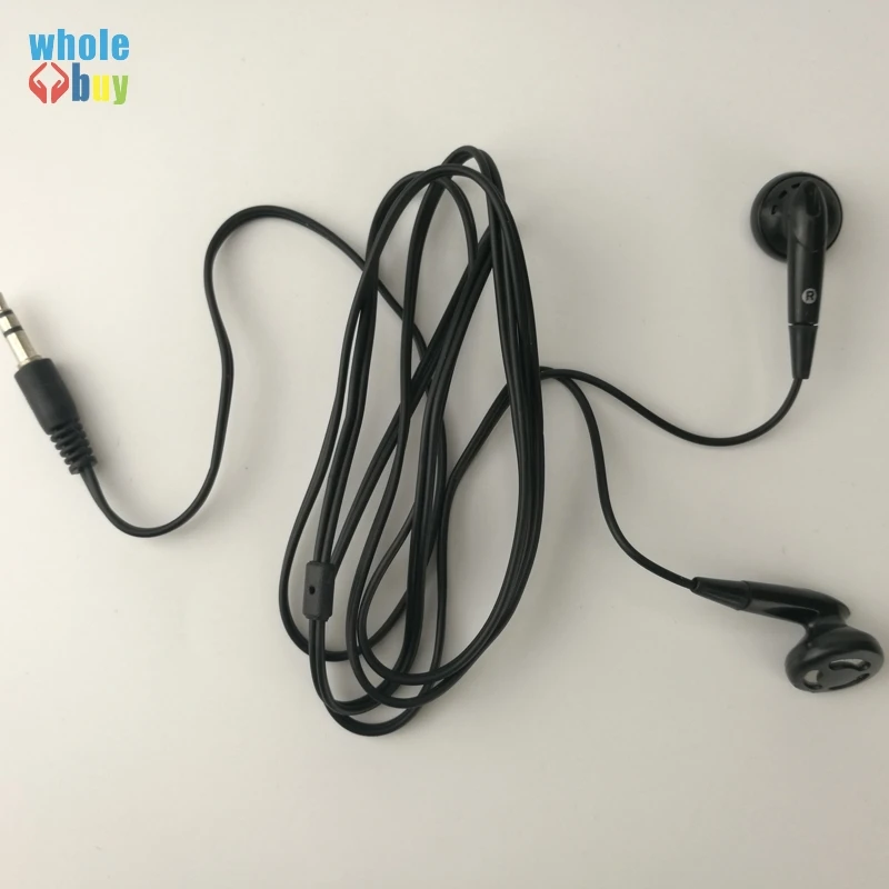 

1000pcs/lot Wholesale Earphone 3.5mm Black 1.2m In-ear Earbuds for Iphone 6 Samsung Mobile Phones MP4 Travelling Bus School