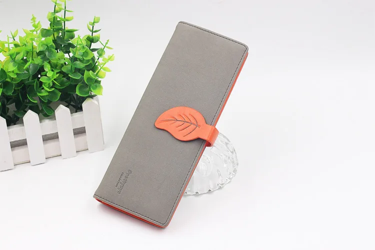 Prettyzys, Новое поступление, Женский держатель для кредитных карт, брендовый длинный листик, дизайнерские 55 держателей карт, кожа, Винтажный дизайн, кошелек, карта