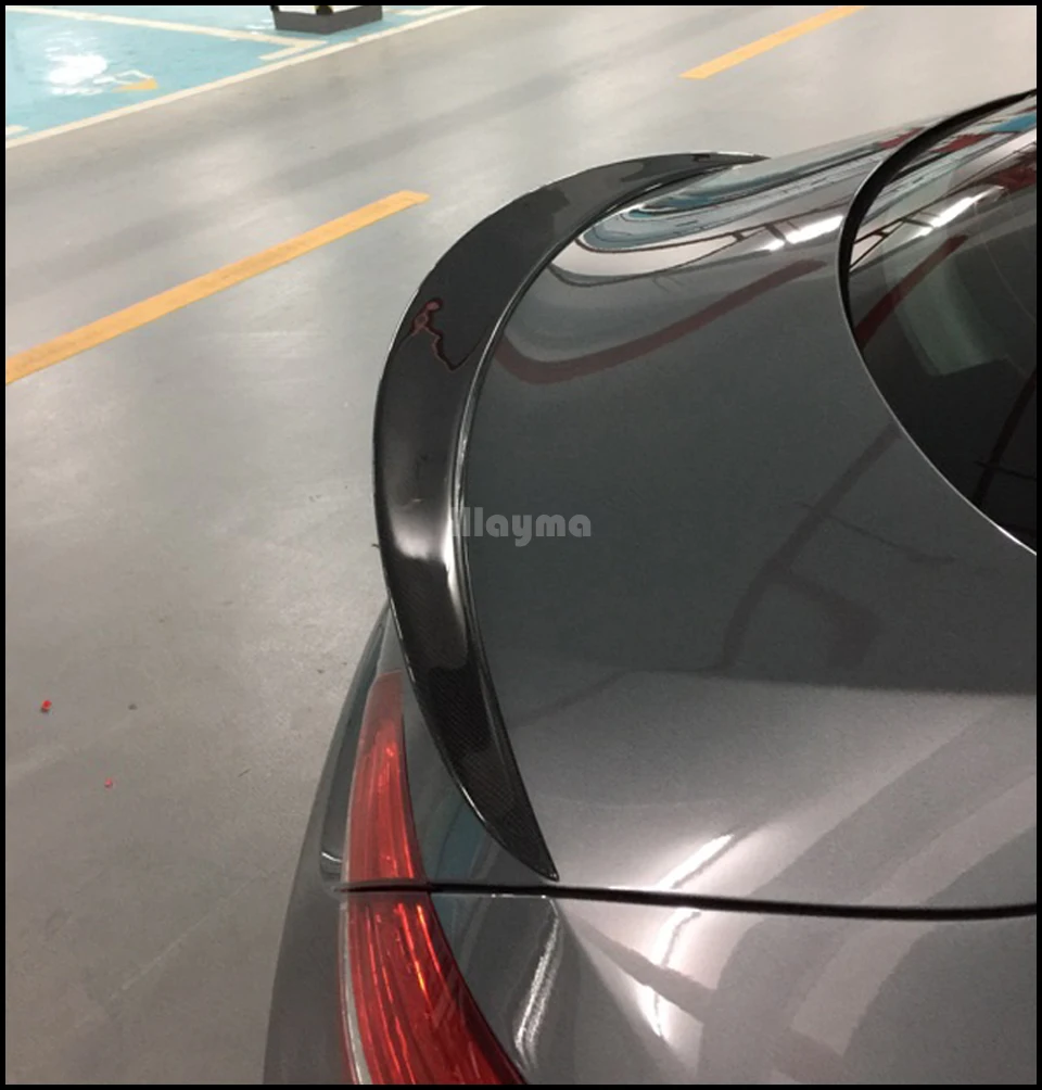 AMG Стиль углеродное волокно задний багажник спойлер для Benz C class C180 C220 C250 2 купе- год C205 автомобиль спойлер заднего крыла