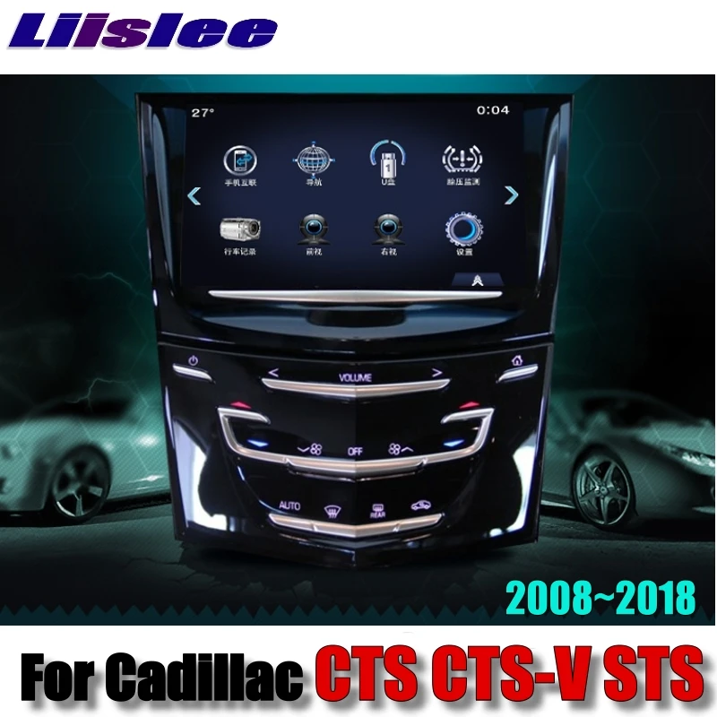 Для Cadillac CTS CTS-V STS 2008~ Liislee автомобильный мультимедийный плеер NAVI Стерео радио карты gps навигация