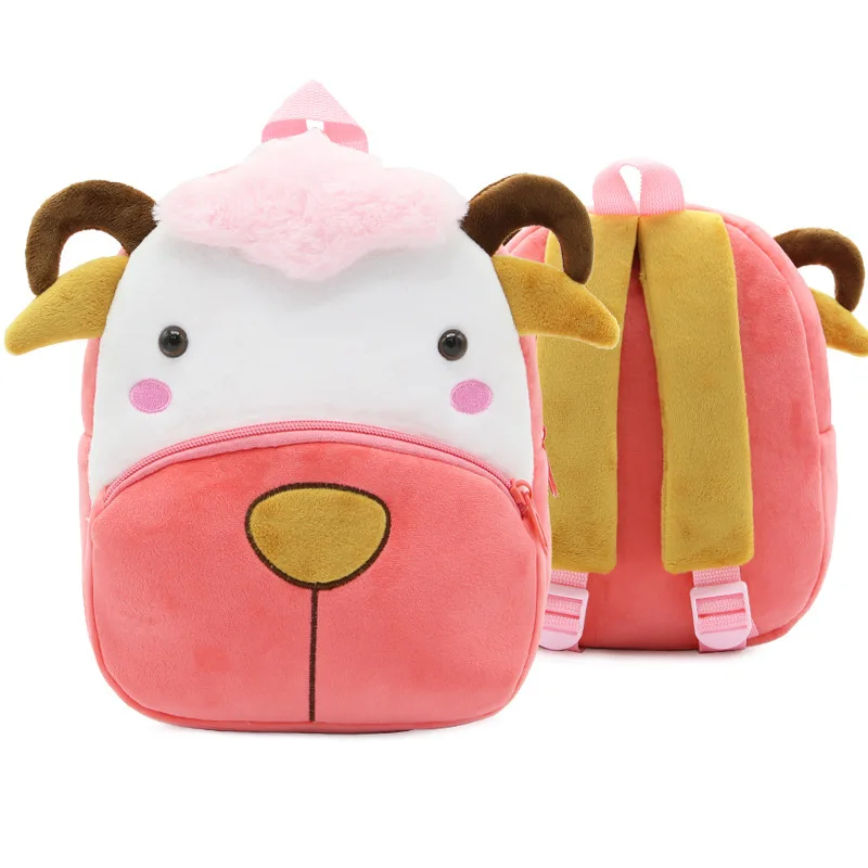 

Cut Cat Kids Toddler Baby Boys Girls Backpack Plush Toy School Bag Children Snack Bag Travel Bag for 1-4 Years