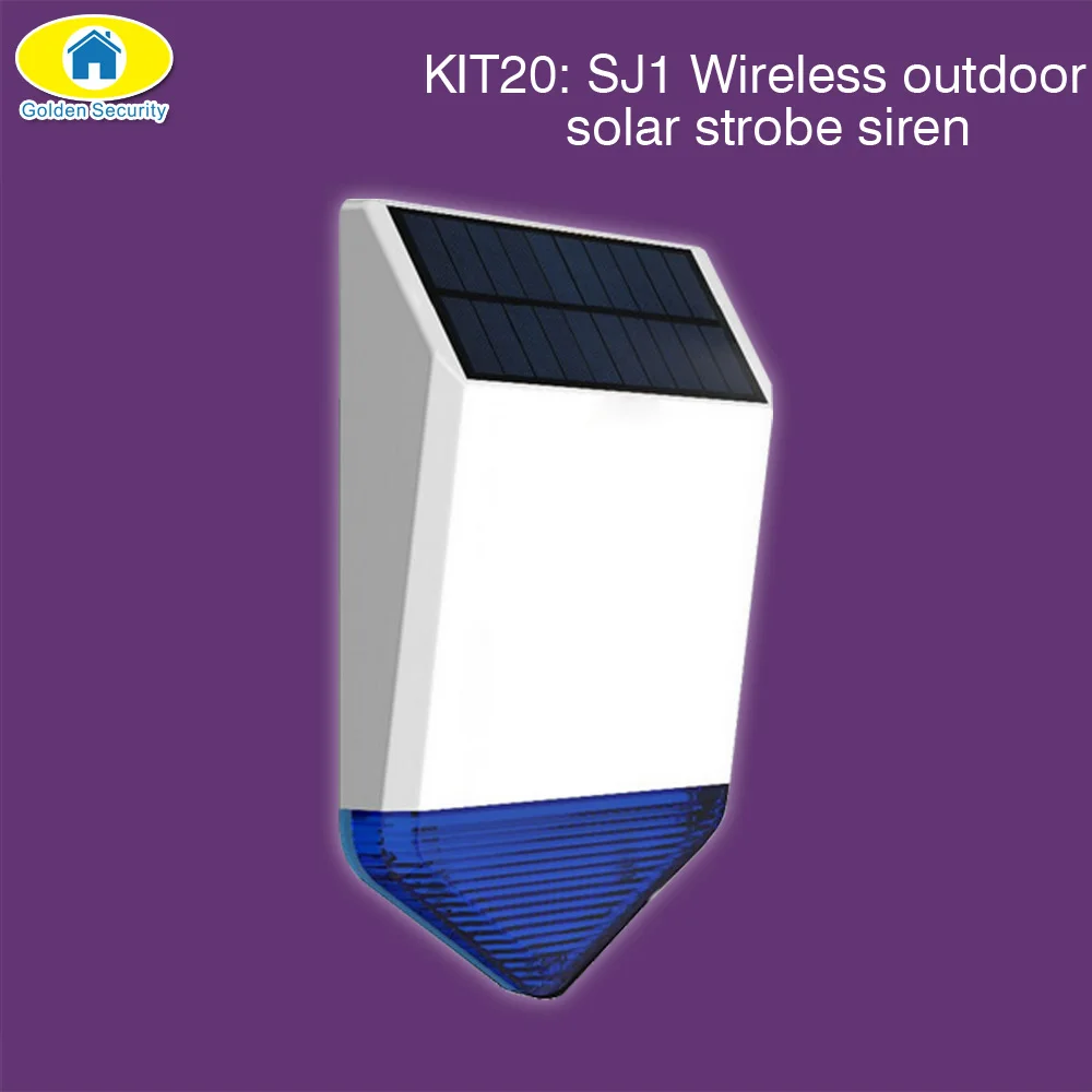 KIT20 Золотой безопасности DIY wifi 3g GSM GPRS беспроводное приложение дистанционное управление домашняя система охранной сигнализации 1080P HD камера EN RU ES PL DE Voice - Цвет: KIT20