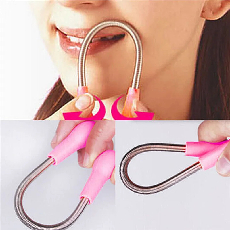 

HOT 1Pcs Women Facial Hair Remover Epilator Epistick Depilatory Spring Face Threading Tool Facial Hair Removal Makeup Tools