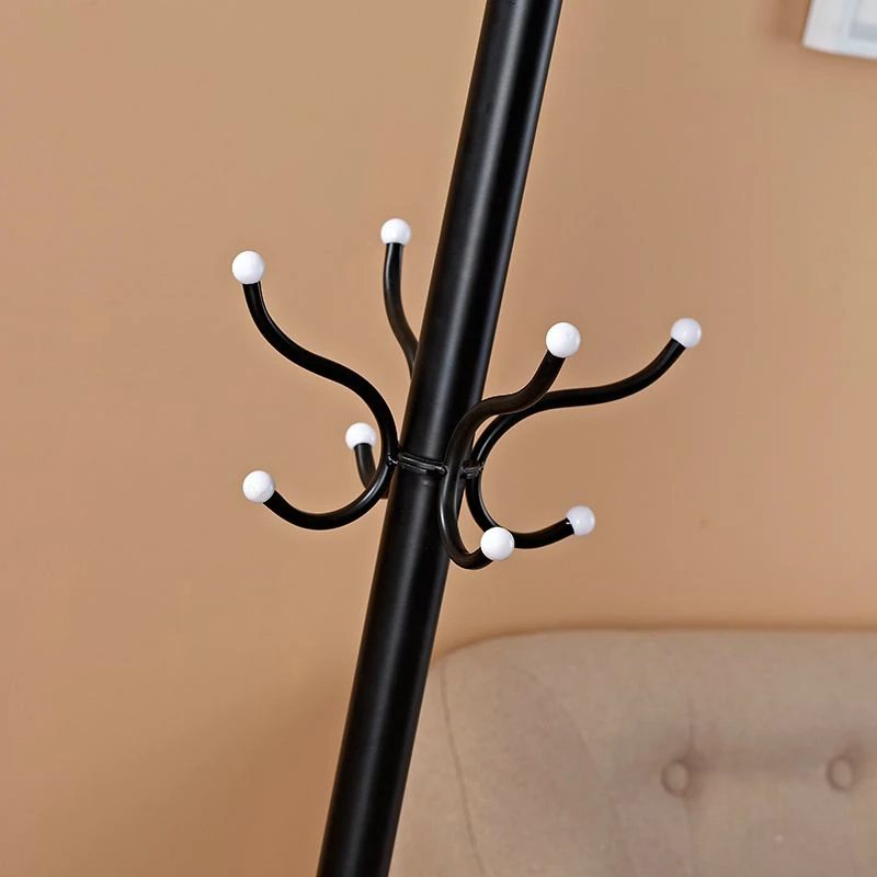 Металлическая вешалка для одежды с присоской напольная простая подвесная