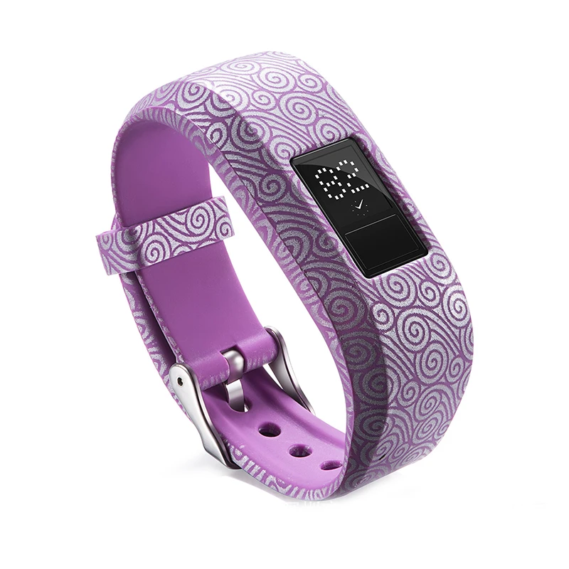Essidi модный Печатный детский ремешок для часов Garmin Vivofit JR ремешок для наручных часов Замена для Garmin Vivofit JR 2 - Цвет: Цвет: желтый