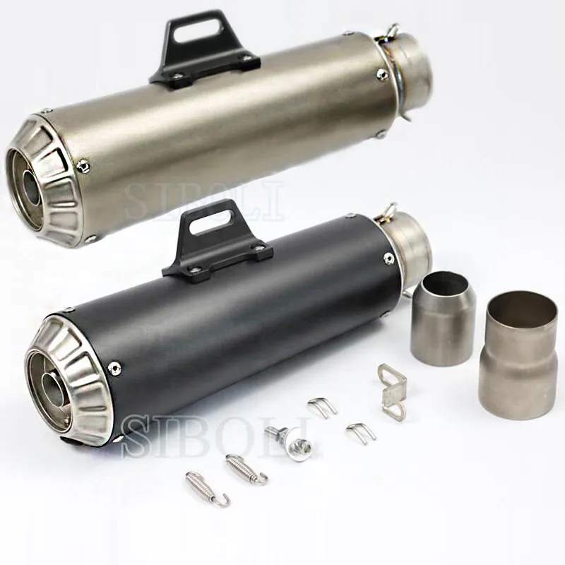 

Inlet 61MM Motorcycle Exhaust Muffler Pipe Escape Moto Mufflers Conversion Interface Connect Welding GY6 Pit Dirt Bike SC028