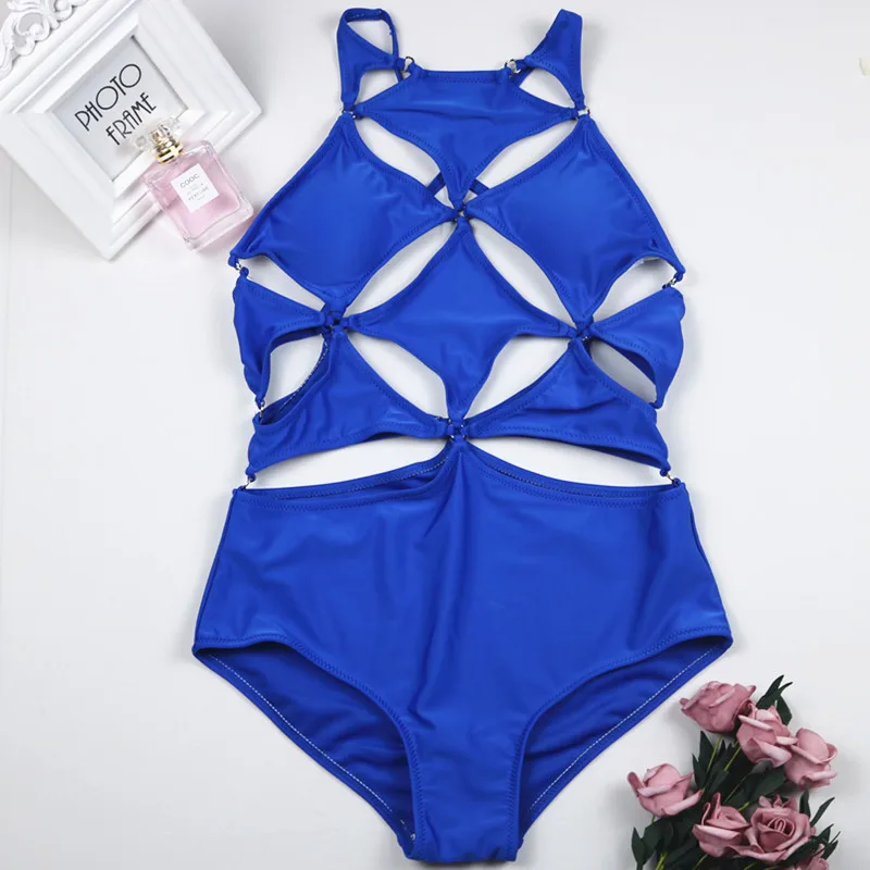 Новинка 2019 бикини Европа и США сексуальный слитный Цельный купальник женские