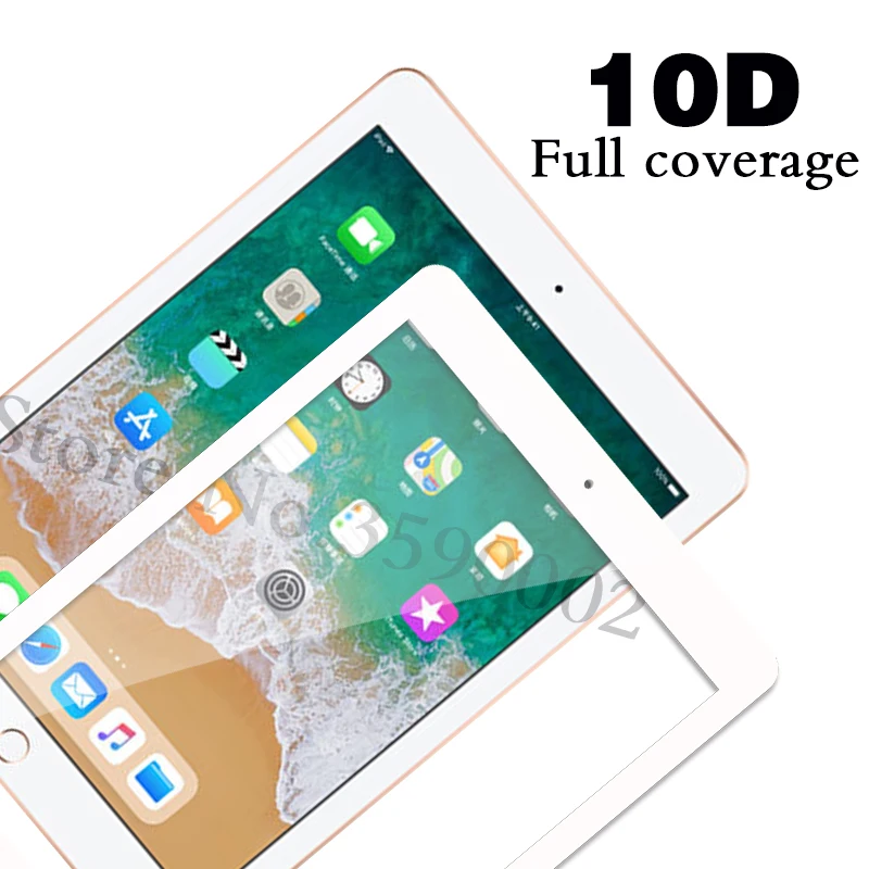 10D закаленное стекло для Apple iPad 9,7 Pro 10,5 11 стекло для iPad Air 2 Mini 1 2 3 4 защитная пленка для экрана