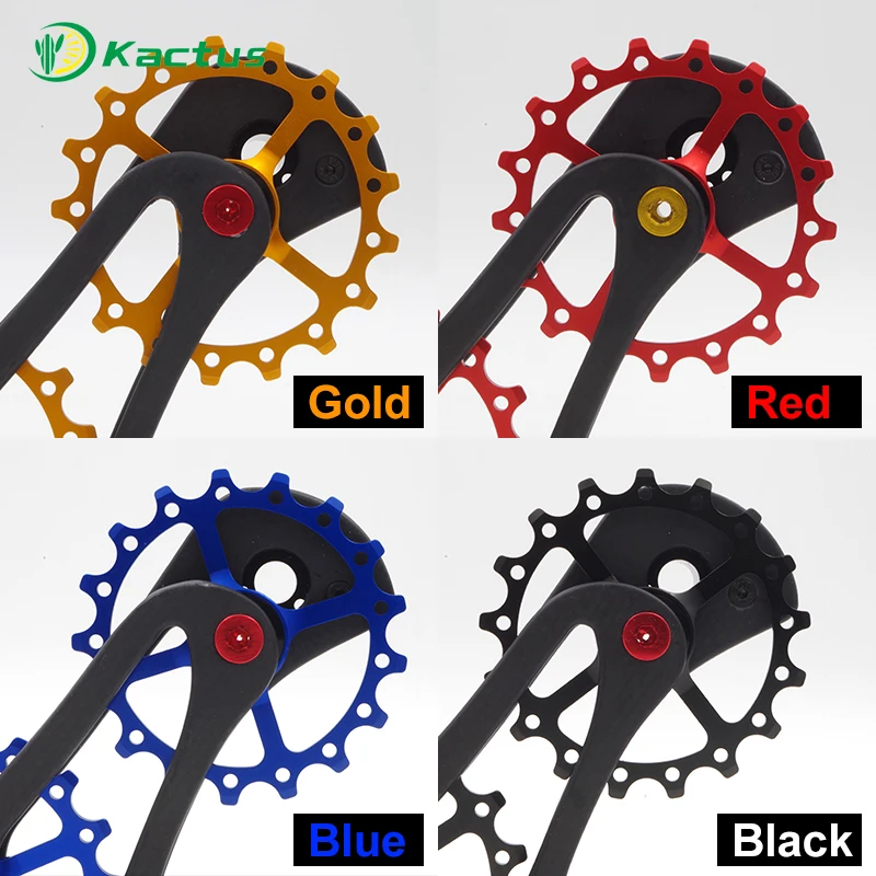 

17T Carbon Fiber Bike Rear Derailleur Pulleys Jockey Wheel Ceramic Bearing Ultralight Bicycle Jockey Wheel for Shimao Ultegra
