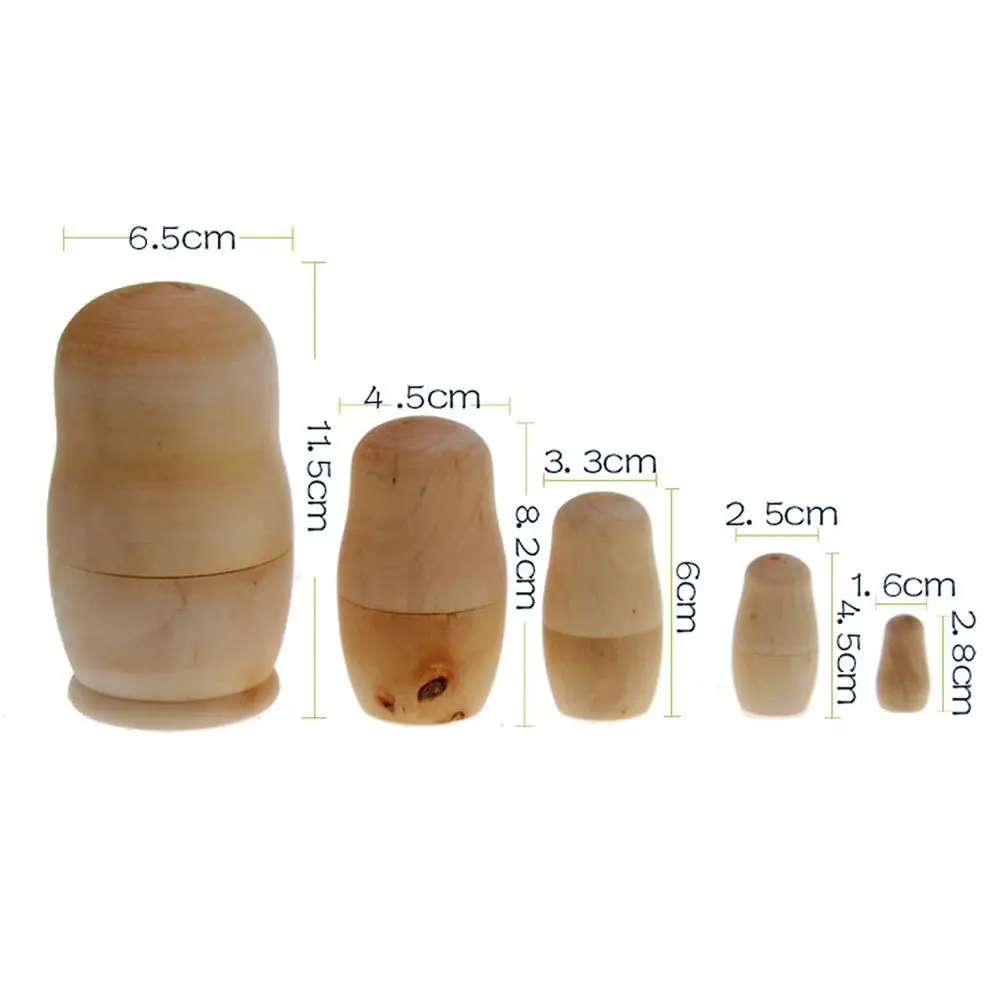 5 шт./компл. Милая забавная игрушка подарок для детей неокрашенные DIY пустые