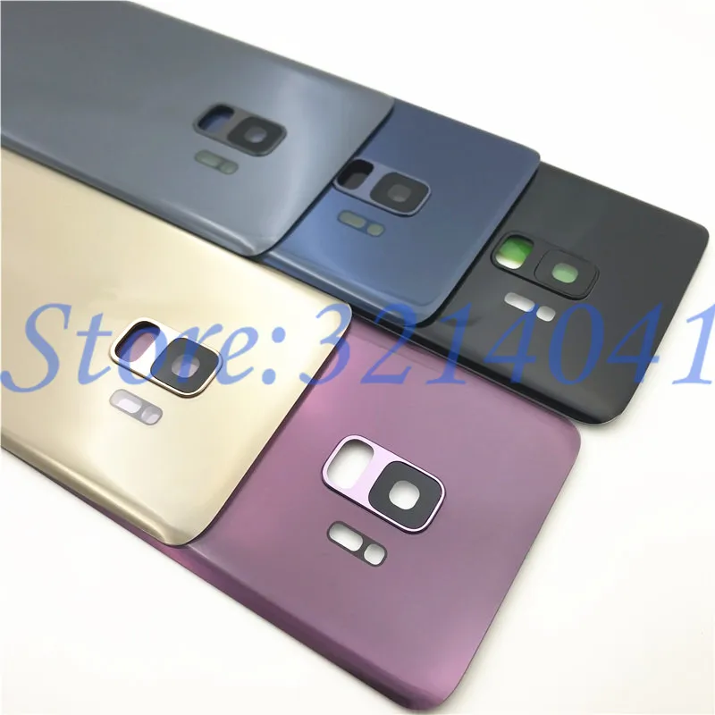 10 шт. для Samsung Galaxy S9 G960F &amp Plus G965 + задняя крышка аккумулятора чехол задней панели