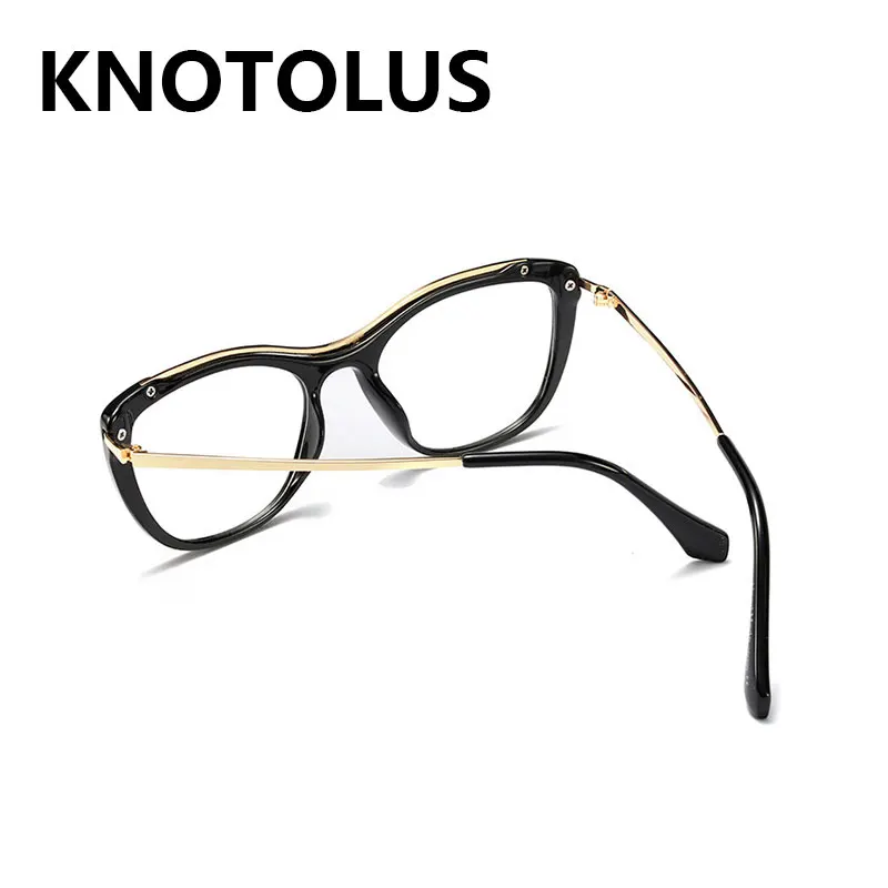 Knotolus Сверхлегкие Ретро квадратные очки Женские оправы оптические модные
