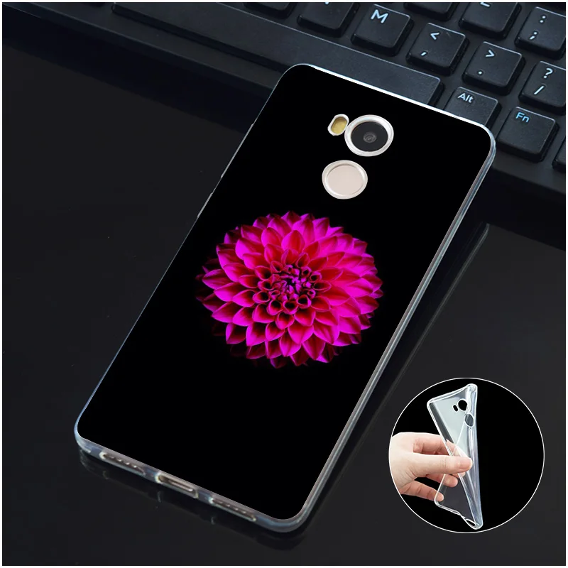 DREAMFOX M392 красивый мягкий силиконовый чехол из ТПУ с цветами для Xiaomi Redmi Note 3 4 5 Plus 3S 4A