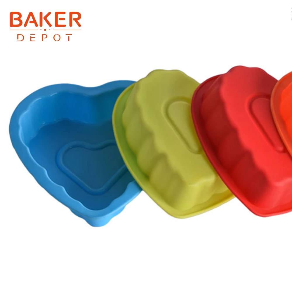 BAKER DEPOT силиконовая форма для торта Любовь Дизайн печенье пудинг Jello хлеба