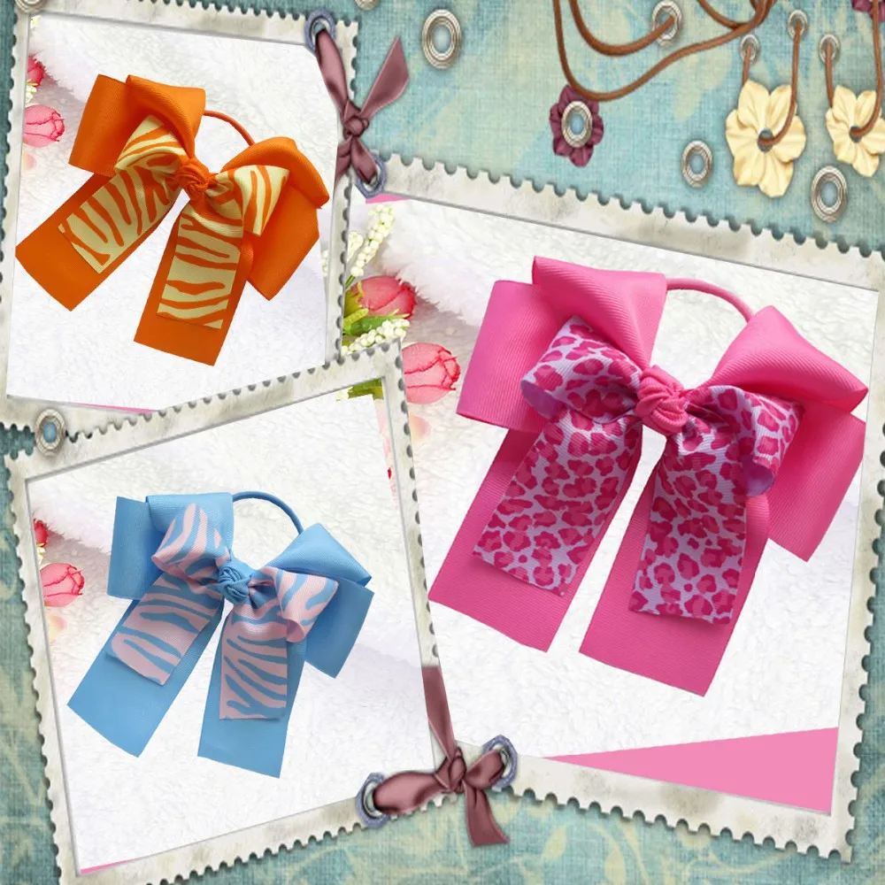 10 шт. аксессуары для волос с натуральным ремеслом принт животными детей 6 &quotB Double