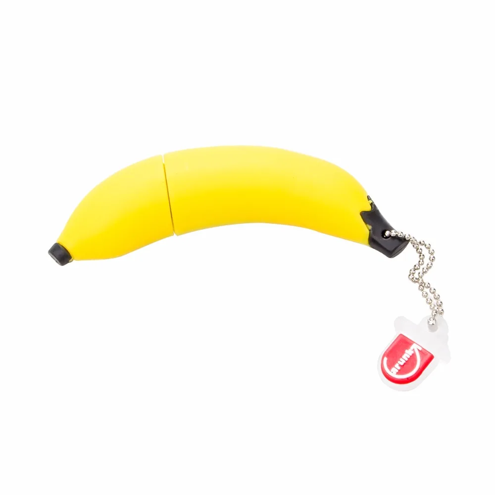 Силиконовый флеш-накопитель banana 4 Гб u диск 8 ГБ Флешка 16 32 64 фруктовый usb