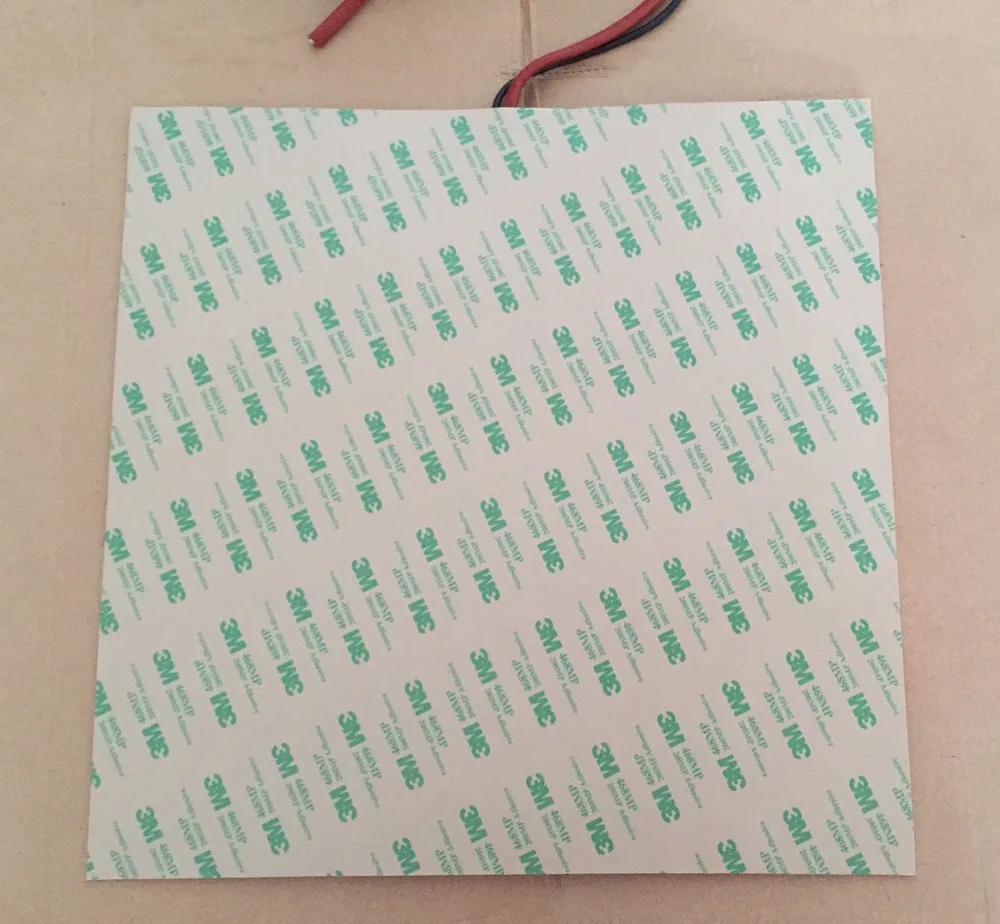 Trasporto libero 12 в 160 Вт 150x150 мм силиконовый riscaldatore letto , 3 м nastro e 100 k