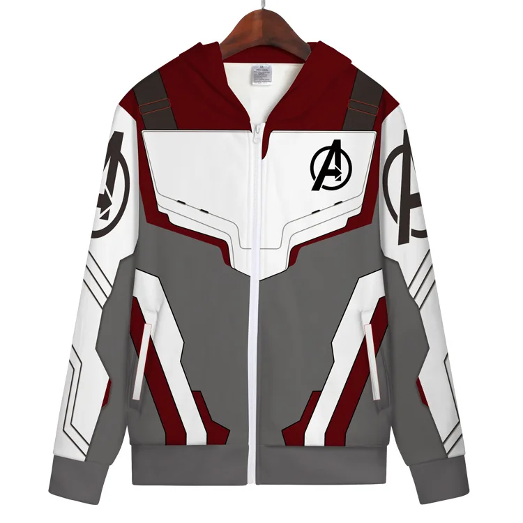 Мстители эндгейм Quantum Realm Advanced Tech толстовка с капюшоном куртка маскарадные