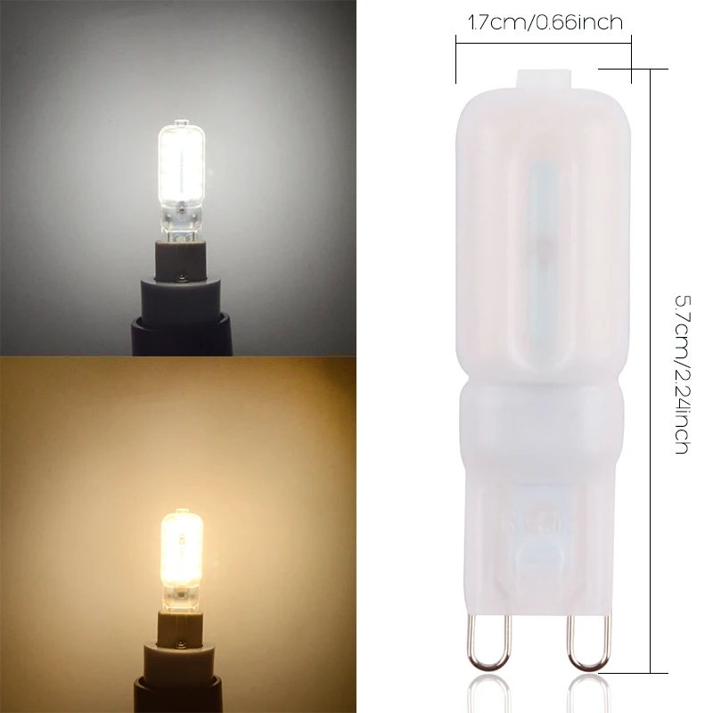G9 2835SMD 22 LED 5W PC чистый корпус 110V/220V светильник почка лампа для гостиной спальни #225323