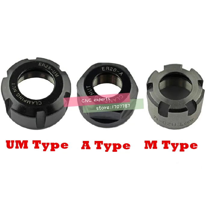 

Высококачественная гайка ER8/ER11/ER16/ER20/ER25/ER32/ER40 A/M/UM вида