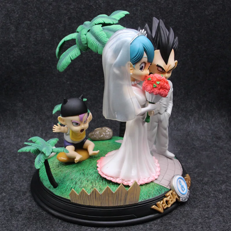 Аниме Dragon Ball Z Vegeta& Bulma свадебный день фигурка модель игрушки