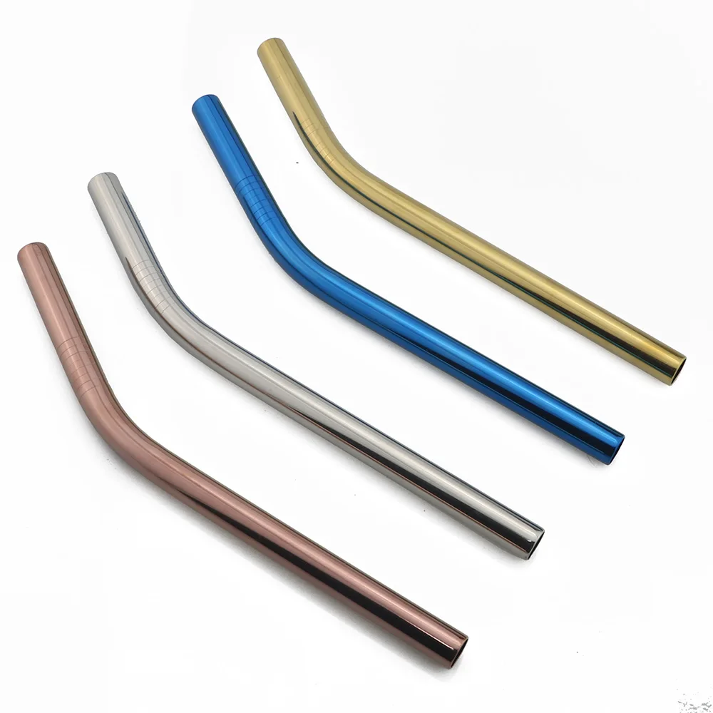 100 шт. соломинки из нержавеющей стали Диаметр Пузырькового чая 12 мм многоразовые