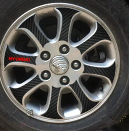 Автомобиль стайлинг автомобиля DIY обода углеродного волокна стикер/автомобилей