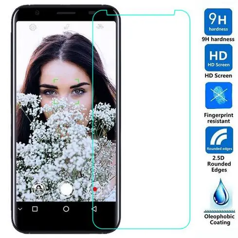 Закаленное стекло 2.5D для передней панели Doogee X55 защитная пленка 9H